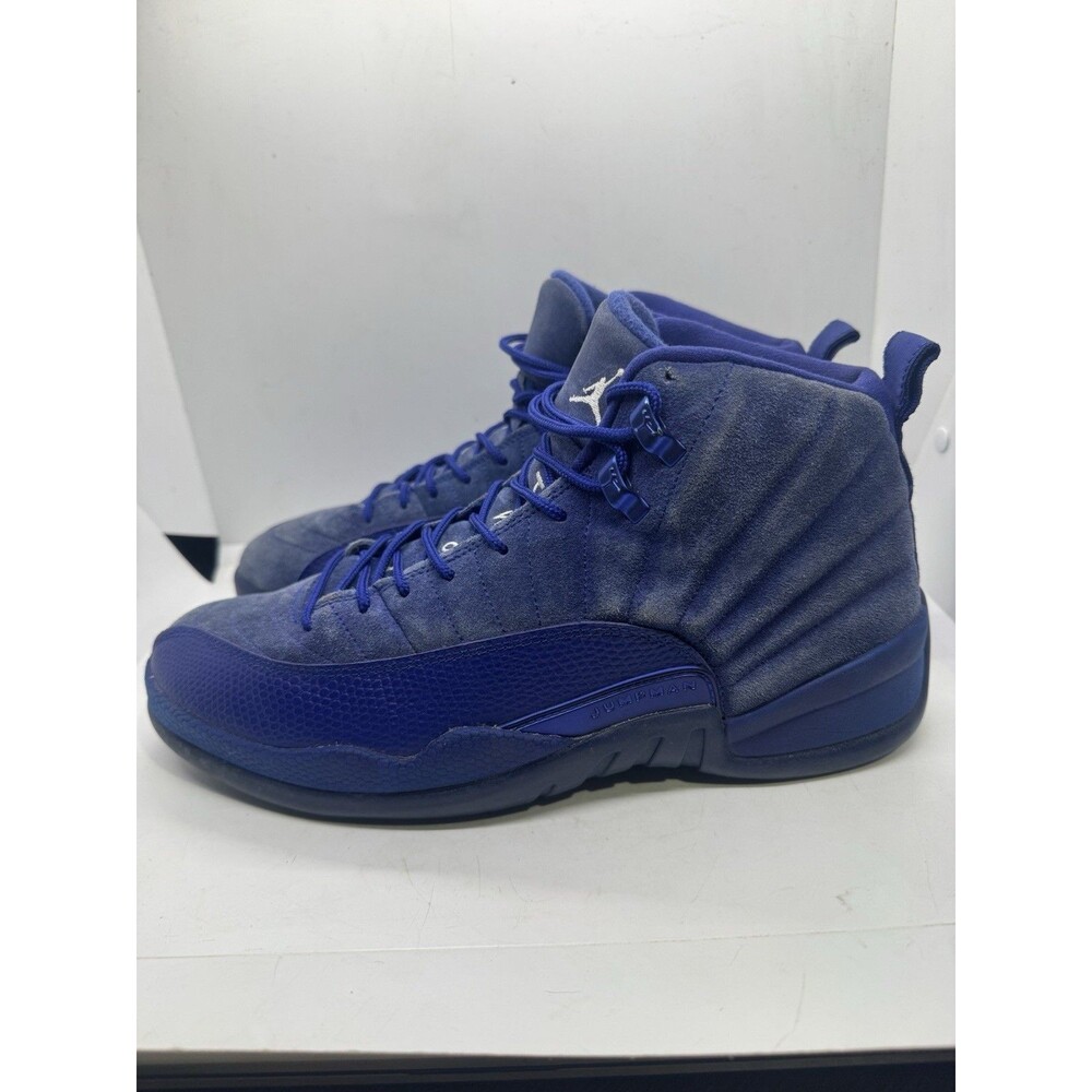 Jordan 12 Retro Deep Royal Blue Mens 10  Basketball Sneakers shoes  130690 400